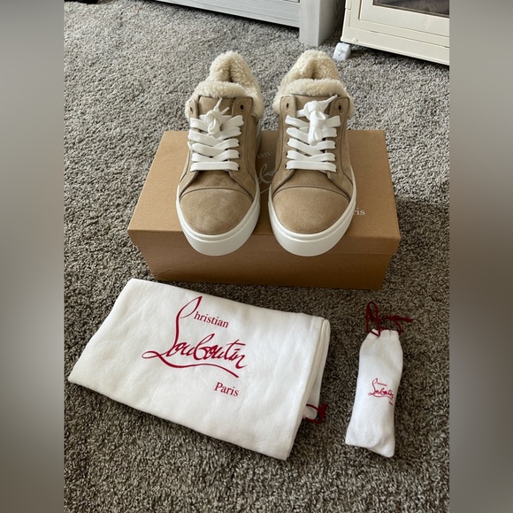 Christian Louboutin Fun Vieirissima Atlas Red Suede - Picture 2 of 14